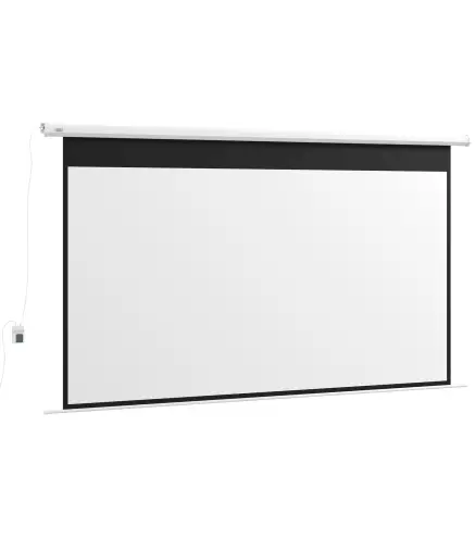 Pantalla de Proyección motorizada 120 pulgadas 16:9 4K HD montaje en pared o techo con control remoto 293,5x8x176 cm