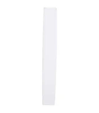 Lámpara de Pie con 2 Casquillos E27 Pantalla de Tela Interruptor de Pedal Base de Acero Inoxidable Blanco