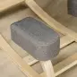Silla Ergonómica de Rodillas con Cojines Acolchados Marco de Madera para una Mejor Postura Oficina Gris Silla Ergonómica de Rodillas con Cojines Acolchados Marco de Madera para una Mejor Postura Oficina Gris