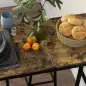 Conjunto Mesa Alta de Cocina con 2 Taburetes Marco de Acero Estilo Industrial Mesa Alta para Comedor Marrón Rústico Conjunto Mesa Alta de Cocina con 2 Taburetes Marco de Acero Estilo Industrial Mesa Alta para Comedor Marrón Rústico