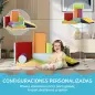 Juego de 7 Bloques de Espuma para Niños 1-3 Años Bloques Psicomotricidad Juguetes de Construcción 60x40x11 cm Multicolor Juego de 7 Bloques de Espuma para Niños 1-3 Años Bloques Psicomotricidad Juguetes de Construcción 60x40x11 cm Multicolor