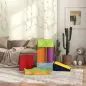 Juego de 7 Bloques de Espuma para Niños 1-3 Años Bloques Psicomotricidad Juguetes de Construcción 60x40x11 cm Multicolor Juego de 7 Bloques de Espuma para Niños 1-3 Años Bloques Psicomotricidad Juguetes de Construcción 60x40x11 cm Multicolor