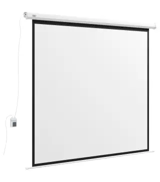 Pantalla de Proyección Formato 1:1 Control Remoto 172x172 cm (96 Pulgadas) Blanco