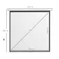 Pantalla de Proyección Formato 1:1 Control Remoto 172x172 cm (96 Pulgadas) Blanco Pantalla de Proyección Formato 1:1 Control Remoto 172x172 cm (96 Pulgadas) Blanco