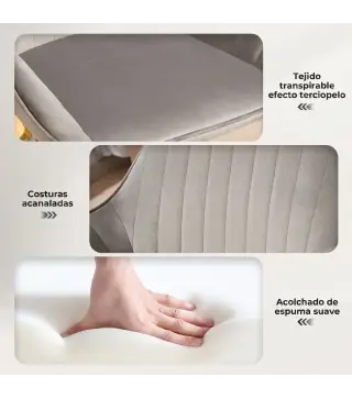 Juego de 2 Taburetes de Bar Giratorios Altura Ajustable 62-83 cm Tapizada en Terciopelo Respaldo y Reposapiés Gris
