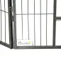 Parque para Cachorros, 16 Segmentos y 60 cm de Altura, Corralito para Mascotas Perros Valla para Cachorros Jaula para Ejercicio Parque para Cachorros, 16 Segmentos y 60 cm de Altura, Corralito para Mascotas Perros Valla para Cachorros Jaula para Ejercicio