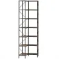 Estantería de Esquina de 7 Niveles Estantería Industrial para Dormitorio Salón Estudio 60x60x198 cm Marrón Rústico Estantería de Esquina de 7 Niveles Estantería Industrial para Dormitorio Salón Estudio 60x60x198 cm Marrón Rústico