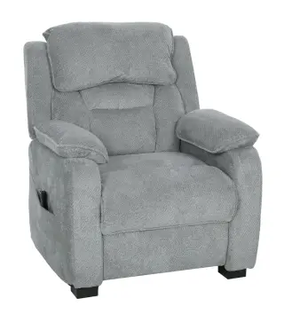 Sillón Relax Reclinable Eléctrico Motor Silencioso 2 Posiciones Memoria Reposapiés Reposacabezas Puerto USB y Bolsillos