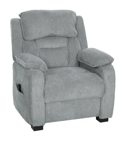 Sillón Relax Reclinable Eléctrico Motor Silencioso 2 Posiciones Memoria Reposapiés Reposacabezas Puerto USB y Bolsillos