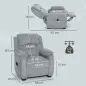 Sillón Relax Reclinable Eléctrico Motor Silencioso 2 Posiciones Memoria Reposapiés Reposacabezas Puerto USB y Bolsillos Sillón Relax Reclinable Eléctrico Motor Silencioso 2 Posiciones Memoria Reposapiés Reposacabezas Puerto USB y Bolsillos