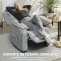Sillón Relax Reclinable Eléctrico Motor Silencioso 2 Posiciones Memoria Reposapiés Reposacabezas Puerto USB y Bolsillos Sillón Relax Reclinable Eléctrico Motor Silencioso 2 Posiciones Memoria Reposapiés Reposacabezas Puerto USB y Bolsillos
