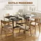 Mesa de Comedor Plegable para 4-6 Personas con Ruedas y Alas Abatibles Mesa Abatible para Cocina 120x80x73cm Negro Mesa de Comedor Plegable para 4-6 Personas con Ruedas y Alas Abatibles Mesa Abatible para Cocina 120x80x73cm Negro