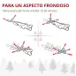 Árbol de Navidad Estrecho 270 cm Árbol Navideño Nevado con 1014 Ramas y Soporte de Metal para Salón Verde y Blanco Árbol de Navidad Estrecho 270 cm Árbol Navideño Nevado con 1014 Ramas y Soporte de Metal para Salón Verde y Blanco