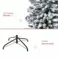 Árbol de Navidad Estrecho 270 cm Árbol Navideño Nevado con 1014 Ramas y Soporte de Metal para Salón Verde y Blanco Árbol de Navidad Estrecho 270 cm Árbol Navideño Nevado con 1014 Ramas y Soporte de Metal para Salón Verde y Blanco