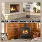 Juego de Utensilios para Chimenea de 5 Piezas de Metal con Cepillo Pala Atizador Pinzas y Soporte Negro Juego de Utensilios para Chimenea de 5 Piezas de Metal con Cepillo Pala Atizador Pinzas y Soporte Negro