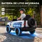 Coche Eléctrico SUV para Niños Land Rover Defender 12 V Mando a Distancia Suspensión Arranque Suave 2,7-4,5 km/h Blanco Coche Eléctrico SUV para Niños Land Rover Defender 12 V Mando a Distancia Suspensión Arranque Suave 2,7-4,5 km/h Blanco