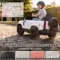 Coche Eléctrico SUV para Niños Land Rover Defender 12 V Mando a Distancia Suspensión Arranque Suave 2,7-4,5 km/h Blanco Coche Eléctrico SUV para Niños Land Rover Defender 12 V Mando a Distancia Suspensión Arranque Suave 2,7-4,5 km/h Blanco