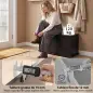 Baúl de Almacenaje 102L con Bisagra de Seguridad Estilo Moderno para Pasillo Dormitorio Salón 80x40x45 cm Negro Baúl de Almacenaje 102L con Bisagra de Seguridad Estilo Moderno para Pasillo Dormitorio Salón 80x40x45 cm Negro