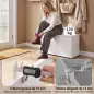 Baúl de Almacenaje 102L con Bisagra de Seguridad Estilo Moderno para Pasillo Dormitorio Salón 80x40x45 cm Blanco Baúl de Almacenaje 102L con Bisagra de Seguridad Estilo Moderno para Pasillo Dormitorio Salón 80x40x45 cm Blanco