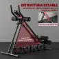 Máquina Abdominales Plegable con Monitor LCD para Entrenamiento de Cuerpo Completo en Casa Rojo y Negro Máquina Abdominales Plegable con Monitor LCD para Entrenamiento de Cuerpo Completo en Casa Rojo y Negro