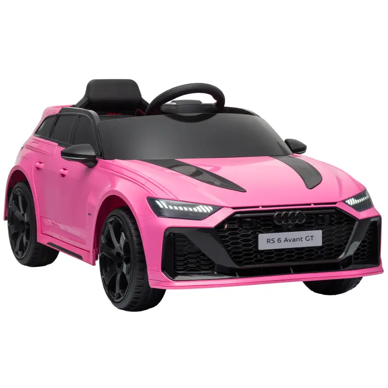 Coche Eléctrico para Niños Audi RS 6 Avant GT 12V con Mando a Distancia 2,4G Motor Doble Arranque Progresivo Suspensión Coche Eléctrico para Niños Audi RS 6 Avant GT 12V con Mando a Distancia 2,4G Motor Doble Arranque Progresivo Suspensión