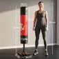 Saco de Boxeo de Pie para Adultos 156 cm con 12 Ventosas Absorción de Impactos para Kickboxing MMA Muay Thai Rojo Saco de Boxeo de Pie para Adultos 156 cm con 12 Ventosas Absorción de Impactos para Kickboxing MMA Muay Thai Rojo
