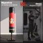 Saco de Boxeo de Pie para Adultos 156 cm con 12 Ventosas Absorción de Impactos para Kickboxing MMA Muay Thai Rojo Saco de Boxeo de Pie para Adultos 156 cm con 12 Ventosas Absorción de Impactos para Kickboxing MMA Muay Thai Rojo
