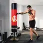 Saco de Boxeo de Pie para Adultos 156 cm con 12 Ventosas Absorción de Impactos para Kickboxing MMA Muay Thai Rojo Saco de Boxeo de Pie para Adultos 156 cm con 12 Ventosas Absorción de Impactos para Kickboxing MMA Muay Thai Rojo