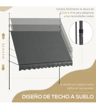 Toldo Manual Retráctil