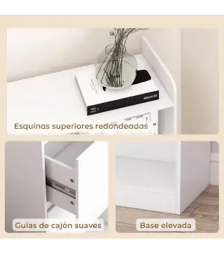 Estantería para Libros Alta y Estrecha con Panel Perforado 2 Cajones 8 Compartimentos Abiertos 120x30x200 cm Blanco