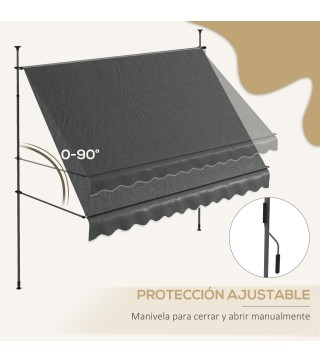 Toldo Manual Retráctil