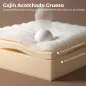 Sofá Cama 1 Plaza Convertible 4 en 1 Sillón Cama Tapizado en Terciopelo Respaldo Ajustable Gris Oscuro Sofá Cama 1 Plaza Convertible 4 en 1 Sillón Cama Tapizado en Terciopelo Respaldo Ajustable Gris Oscuro