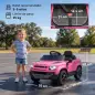 Coche Eléctrico SUV para Niños Land Rover Defender 12 V Mando a Distancia Suspensión Arranque Suave 2,7-4,5 km/h Rosa Coche Eléctrico SUV para Niños Land Rover Defender 12 V Mando a Distancia Suspensión Arranque Suave 2,7-4,5 km/h Rosa