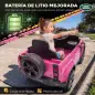 Coche Eléctrico SUV para Niños Land Rover Defender 12 V Mando a Distancia Suspensión Arranque Suave 2,7-4,5 km/h Rosa Coche Eléctrico SUV para Niños Land Rover Defender 12 V Mando a Distancia Suspensión Arranque Suave 2,7-4,5 km/h Rosa