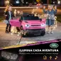 Coche Eléctrico SUV para Niños Land Rover Defender 12 V Mando a Distancia Suspensión Arranque Suave 2,7-4,5 km/h Rosa Coche Eléctrico SUV para Niños Land Rover Defender 12 V Mando a Distancia Suspensión Arranque Suave 2,7-4,5 km/h Rosa