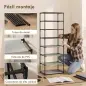 Zapatero de 7 Niveles, Zapatero Estrecho de Acero con Funda de Tela no Tejida 2 Bolsillos para 14-21 Pares Gris Zapatero de 7 Niveles, Zapatero Estrecho de Acero con Funda de Tela no Tejida 2 Bolsillos para 14-21 Pares Gris