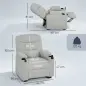 Sillón Relax Reclinable Eléctrico Calor Lumbar Masaje Vibración Motor Silencioso Función Memoria Bolsillos USB Gris Sillón Relax Reclinable Eléctrico Calor Lumbar Masaje Vibración Motor Silencioso Función Memoria Bolsillos USB Gris