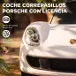 Correpasillos para Bebés de 18-36 Meses Licencia de Porsche con 2 Faros Bocina Sonido de Arranque 63x28,5x38 cm Blanco