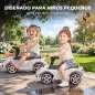 Correpasillos para Bebés de 18-36 Meses Licencia de Porsche con 2 Faros Bocina Sonido de Arranque 63x28,5x38 cm Blanco
