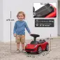 Correpasillos para Bebés de 18-36 Meses Licencia de Porsche con 2 Faros Bocina Sonido de Arranque 63x28,5x38 cm Rojo