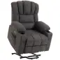 Sillón Relax Reclinable Eléctrico Levanta Personas Masaje Vibratorio y Calor Asiento Ancho USB-C USB-A Bolsillos Negro Sillón Relax Reclinable Eléctrico Levanta Personas Masaje Vibratorio y Calor Asiento Ancho USB-C USB-A Bolsillos Negro