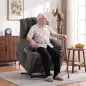 Sillón Relax Reclinable Eléctrico Levanta Personas Masaje Vibratorio y Calor Asiento Ancho USB-C USB-A Bolsillos Negro Sillón Relax Reclinable Eléctrico Levanta Personas Masaje Vibratorio y Calor Asiento Ancho USB-C USB-A Bolsillos Negro