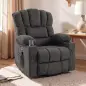 Sillón Relax Reclinable Eléctrico Levanta Personas Masaje Vibratorio y Calor Asiento Ancho USB-C USB-A Bolsillos Negro Sillón Relax Reclinable Eléctrico Levanta Personas Masaje Vibratorio y Calor Asiento Ancho USB-C USB-A Bolsillos Negro