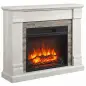 Chimenea Eléctrica Decorativa 1800W con Efecto de Llama de 3 Brillos Termostato Temporizador Mando a Distancia Natural Chimenea Eléctrica Decorativa 1800W con Efecto de Llama de 3 Brillos Termostato Temporizador Mando a Distancia Natural