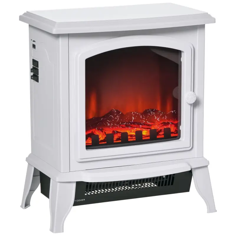 Chimenea decorativa con Termostato Ajustable y Protección Sobrecalentamiento para Salas 20-25 m² 36,5x24x45,5 cm Blanco Chimenea decorativa con Termostato Ajustable y Protección Sobrecalentamiento para Salas 20-25 m² 36,5x24x45,5 cm Blanco