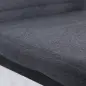 Pack de 4 Sillas de Cocina Modernas Tapizadas en Lino y Patas de Metal para Salón Carga 120 kg 41x50x97 cm Gris