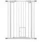 Barrera de seguridad para mascotas de 104 cm con puerta de cierre automático sistema de doble bloqueo sin perforación Barrera de seguridad para mascotas de 104 cm con puerta de cierre automático sistema de doble bloqueo sin perforación