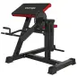 Máquina de Bíceps y Tríceps 2 en 1 Banco de Curl Predicador con Asiento Ajustable en Altura para Gimnasio Casa