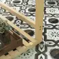 Toallero de Pie de Bambú con 3 Barras y Estante de Almacenamiento para Baño y Lavandería 50x29x84 cm Natural