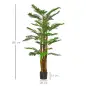 Palmera Artificial 1,85 m Árbol Artificial Tronco Ramas Musgo Hojas Gran Realismo Maceta Incluida Verde Palmera Artificial 1,85 m Árbol Artificial Tronco Ramas Musgo Hojas Gran Realismo Maceta Incluida Verde